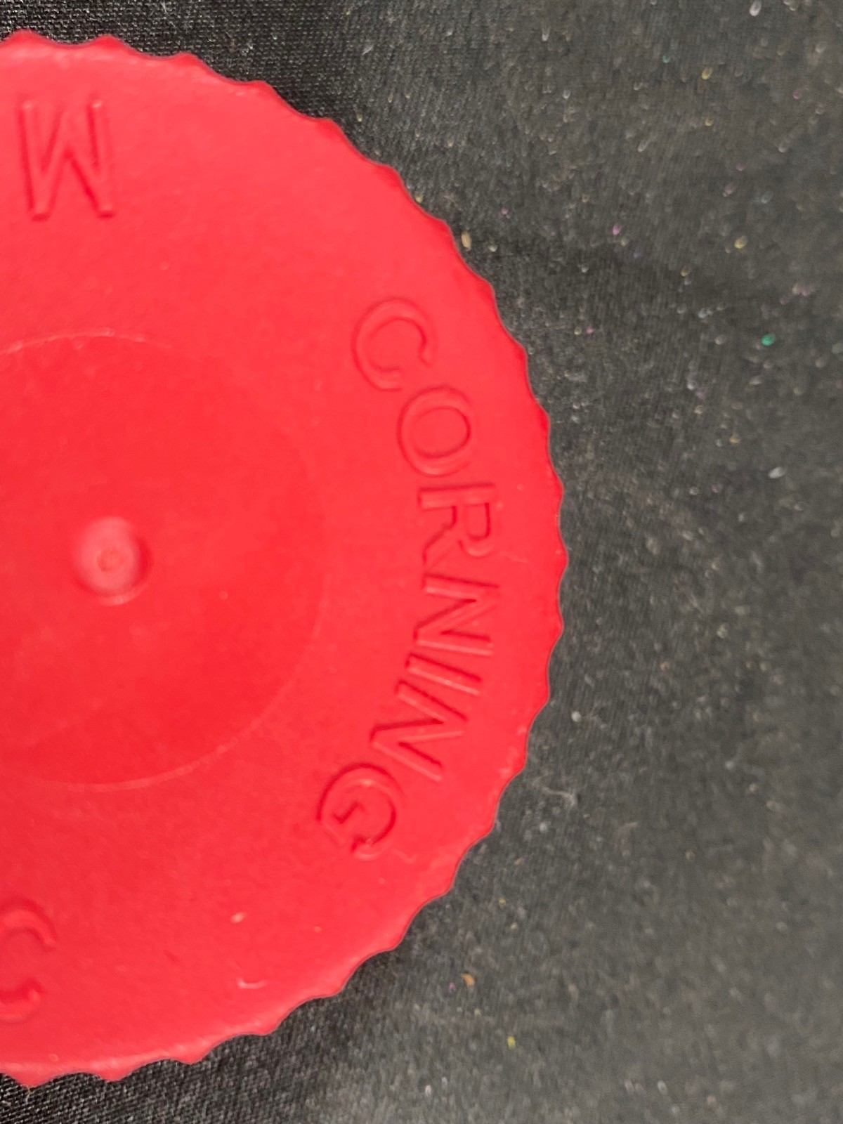 CORNING PYREX PBT PTFE Red High Temperature GL 45 Screw Cap 1395-45HTC (1/Pack)