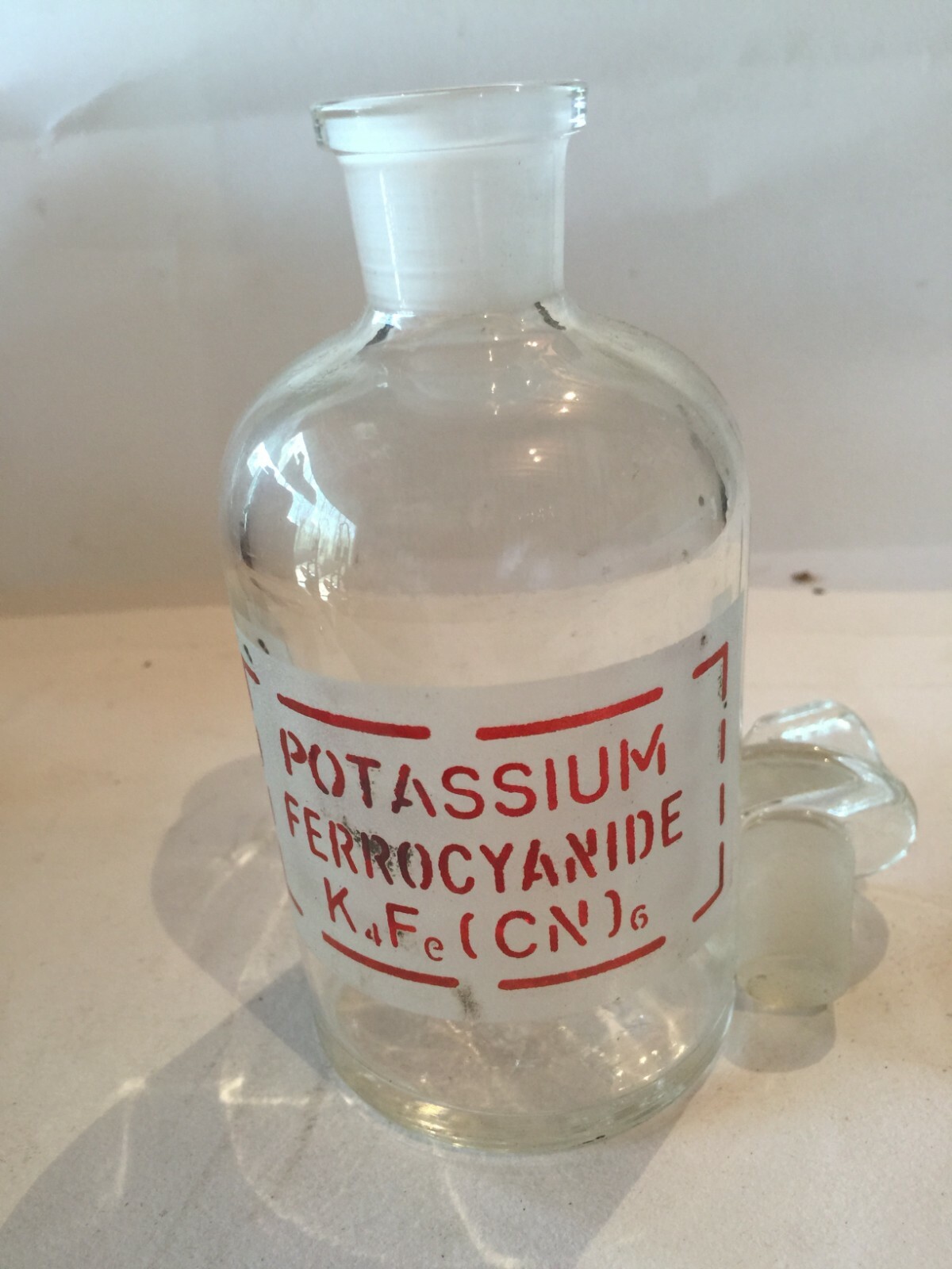 VINTAGE RARE Pyrex reagent bottle w/stopper 250mL Set(3) SEE LABEL CHOICES BELOW