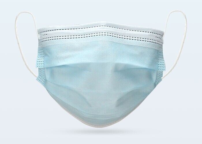 (90) 3-Ply Face Masks Medical Surgical Disposable Ear Loop Mask, ASTM LEVEL3