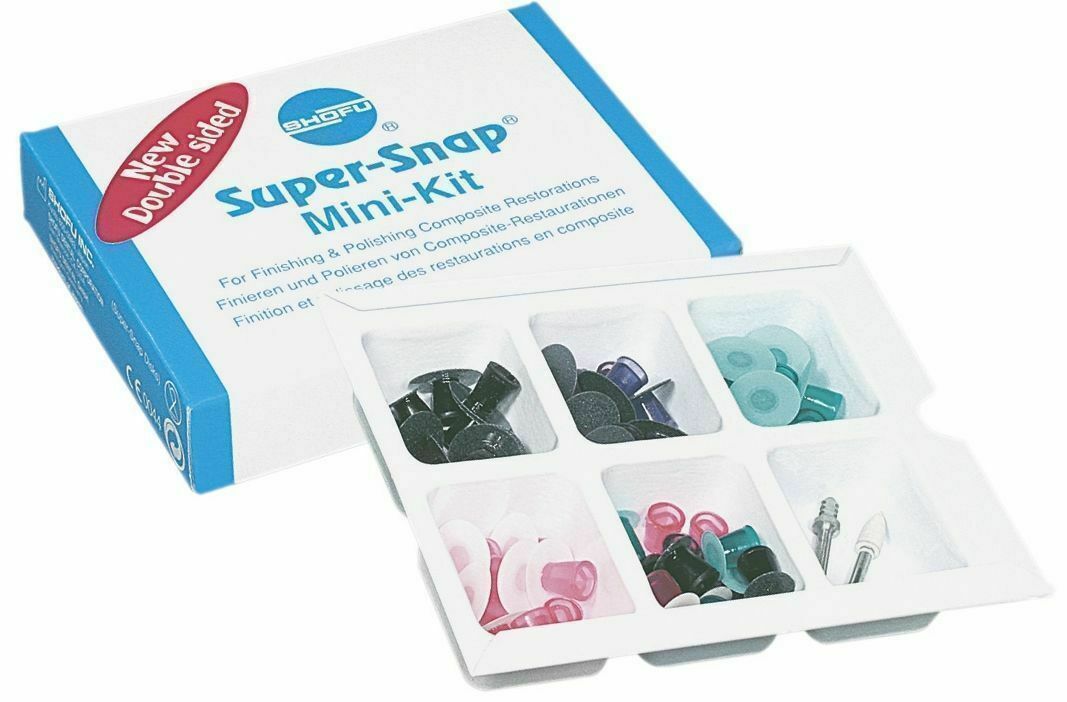 Shofu Super Snap Mini Kit Finishing & Polishing Composite Restorations 48 Disc