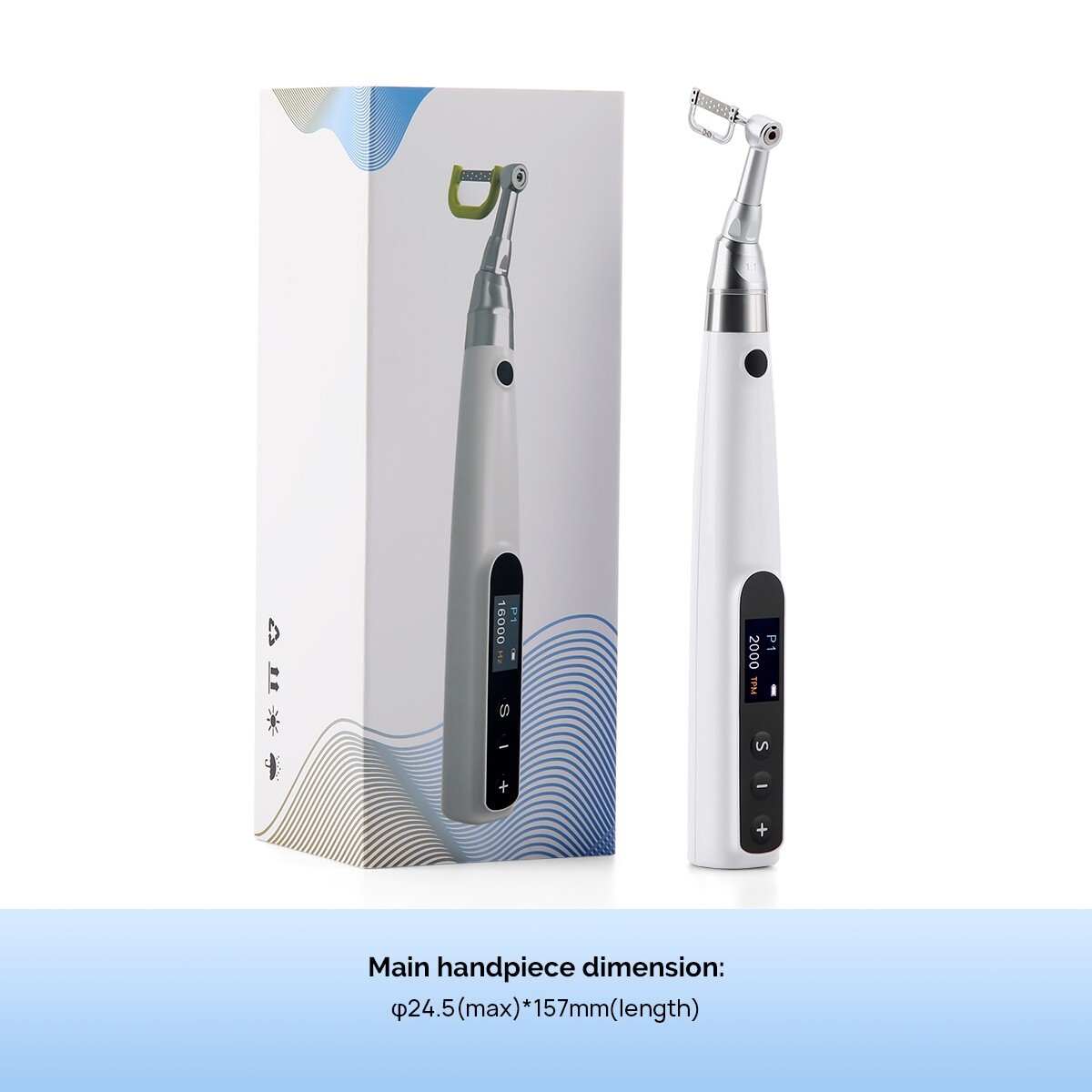 Dental Wireless Orthodontic Interproximal Stripping Handpiece+Strips /Brackets