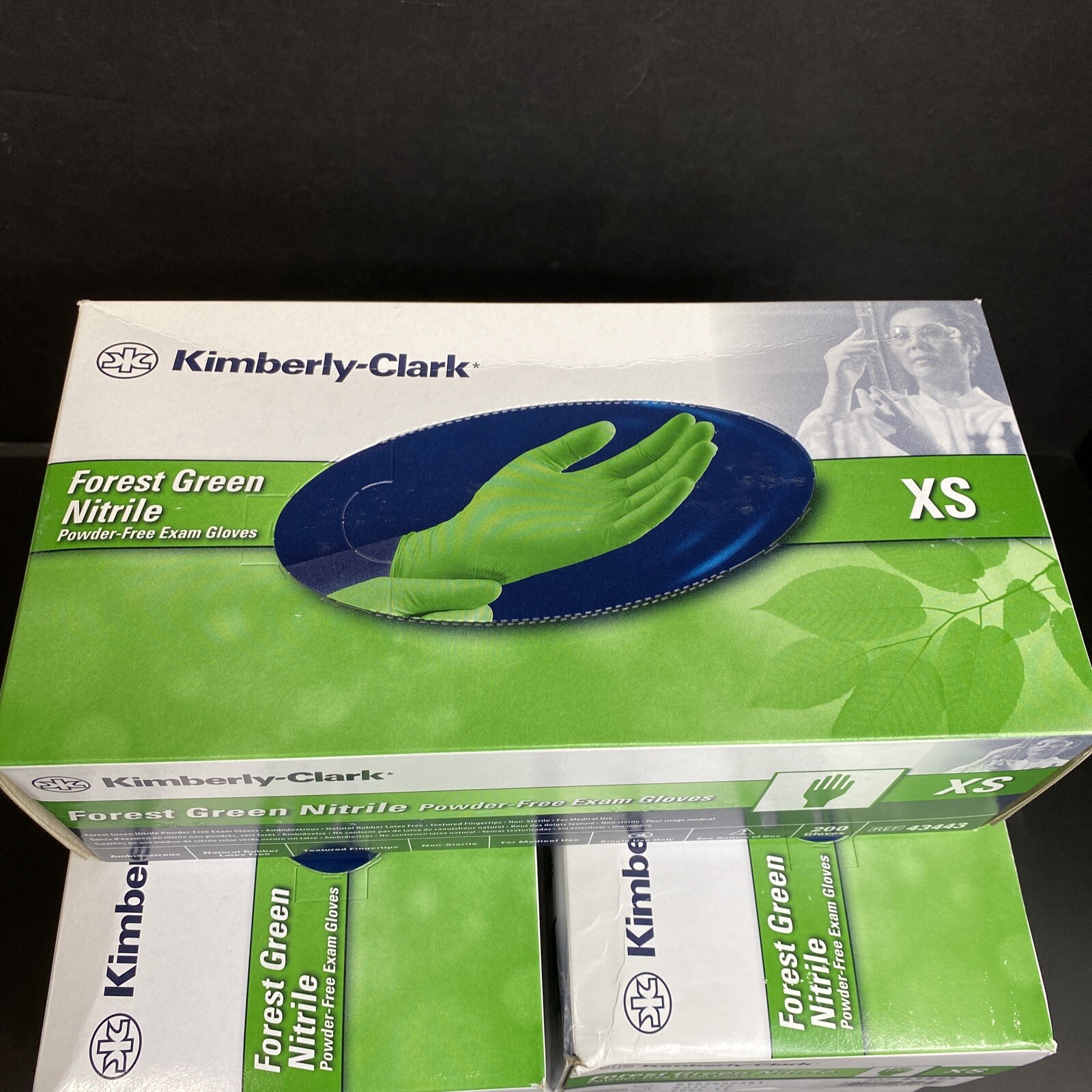 Kimberly-Clark Nitrile Gloves Extra Small 5 Boxes with 200 Gloves Each