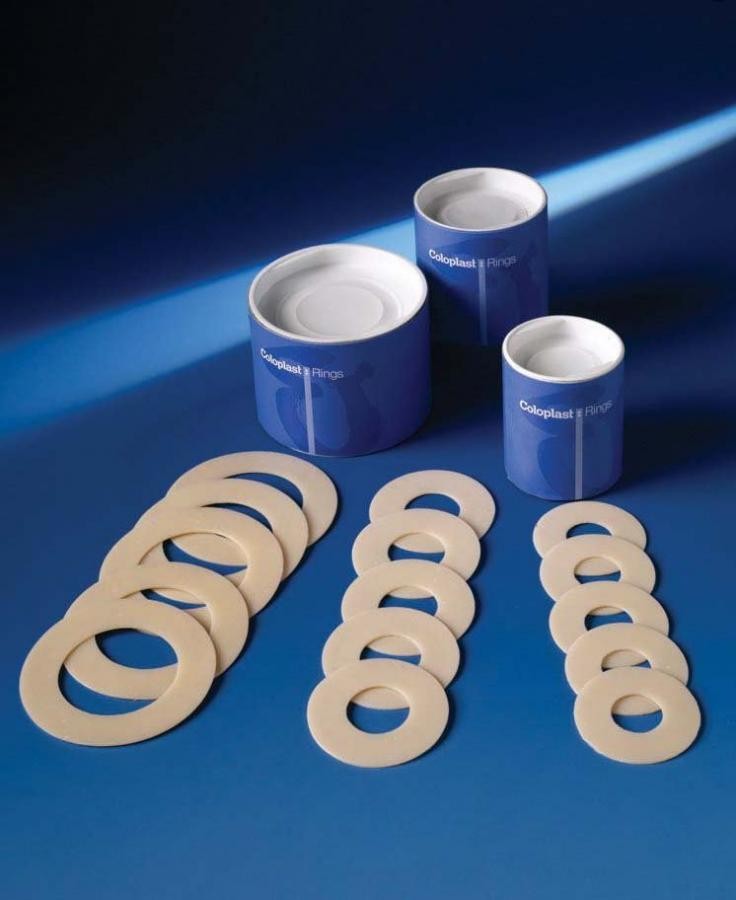 Coloplast Skin Barriers, Pre-Cut, 2 Inch Stoma, Ring, 30 Count, 2350