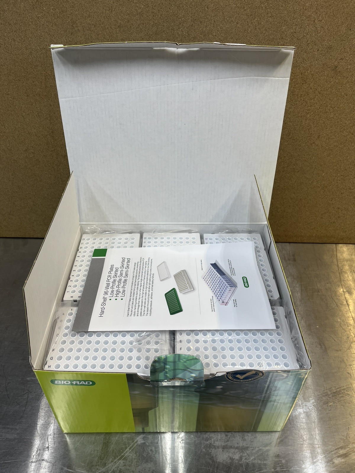 Bio Rad Cat No HSP9655 Hard Shell PCR Plates 96 Well Thin Wall