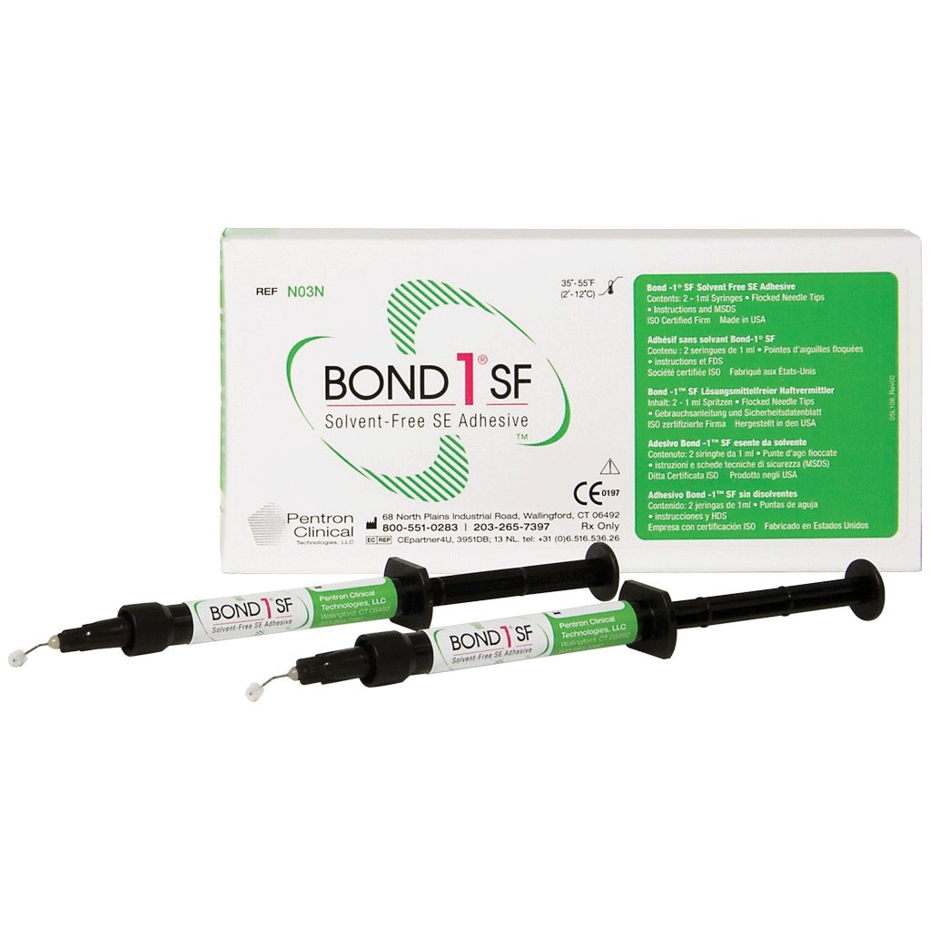 Pentron N03N Bond-1 Solvent Free SE Dental Adhesive Syringes 2/Pk