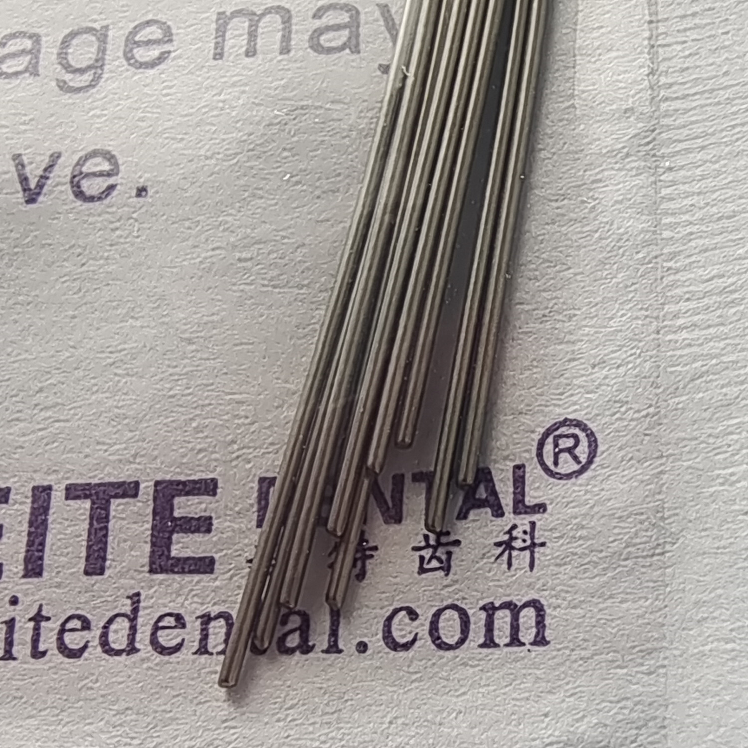 Dental Orthodontic Arch Wire Super Elastic Niti Round Ovoid /Nature Form