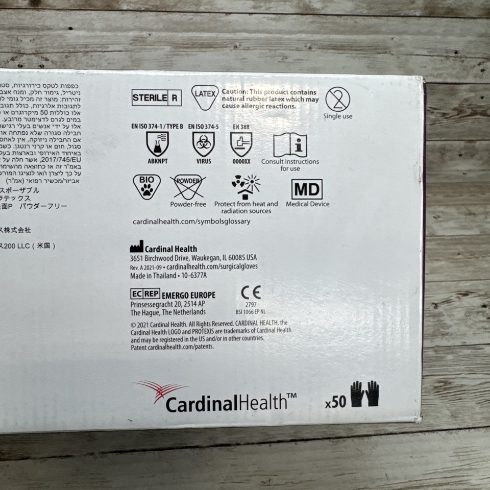 Protexis Latex Surgical Gloves Cardinal Health *1 BOX* Size: 6.5 *See Date*