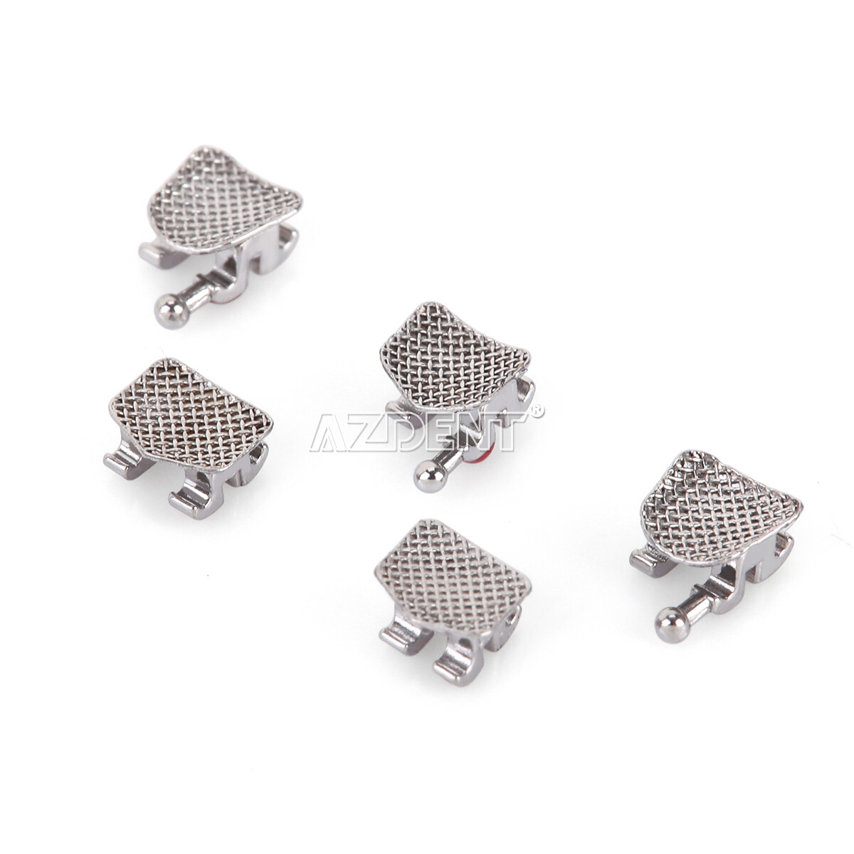 AZDENT Dental Orthodontic Metal Brackets Braces Mini/Standard Roth/MBT 022/018