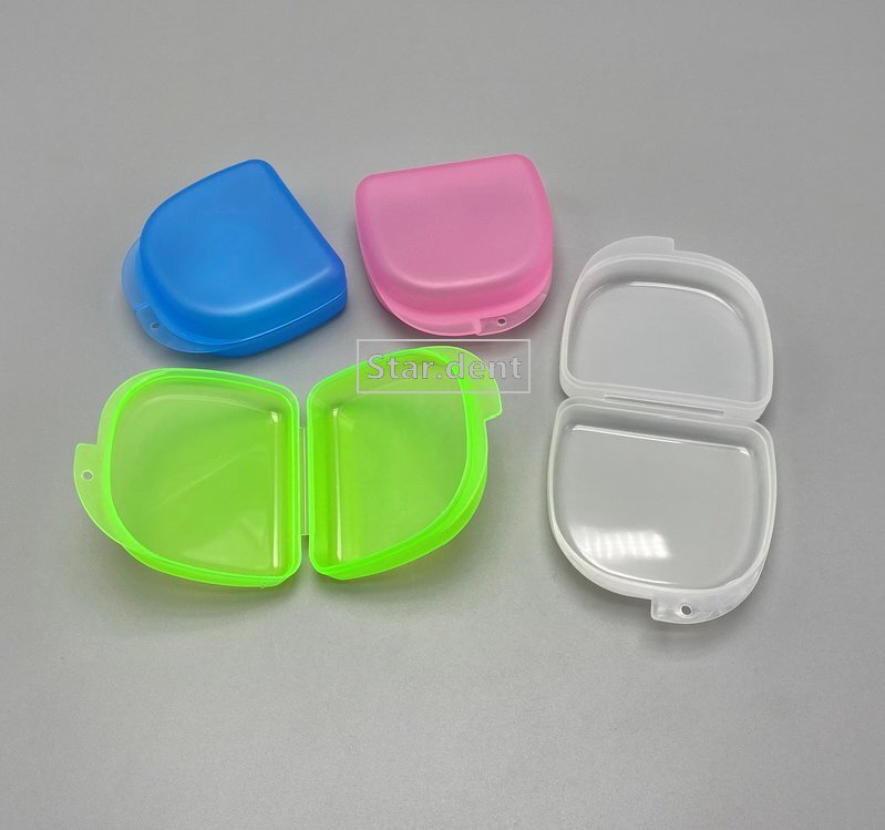 Dental Orthodontic Retainer Holder Denture Case Mouthguard Storage Box Container