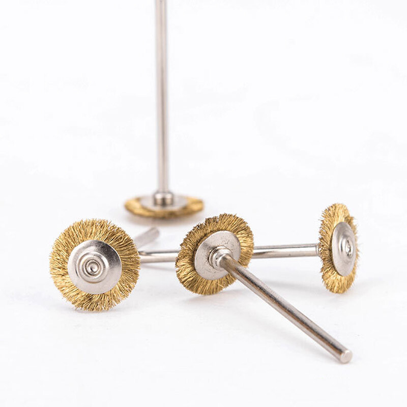 10PCS/Pack Copper Wire Polishing wheel In Dental Handpiece Accessories 2.35mm