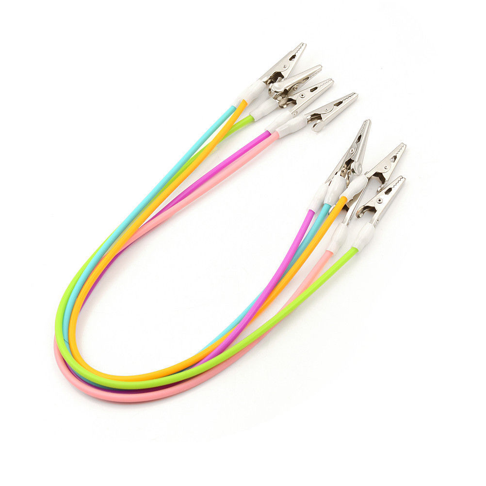 1x Dental Orthodontics Flexible Silicone Bib Clips Cord Napkin Holders 5 Colors