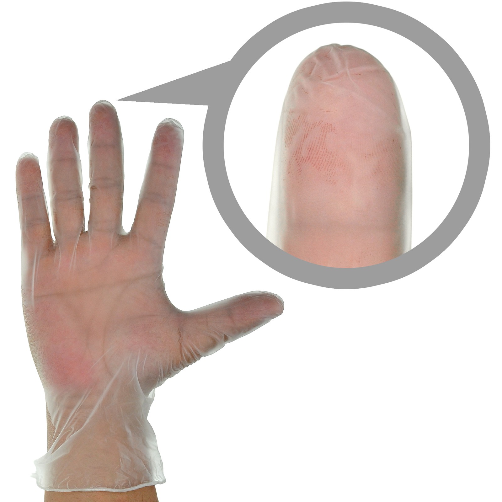 Dealmed Vinyl Exam Gloves, Disposable, Latex-Free Clear (Small, Box of 100)