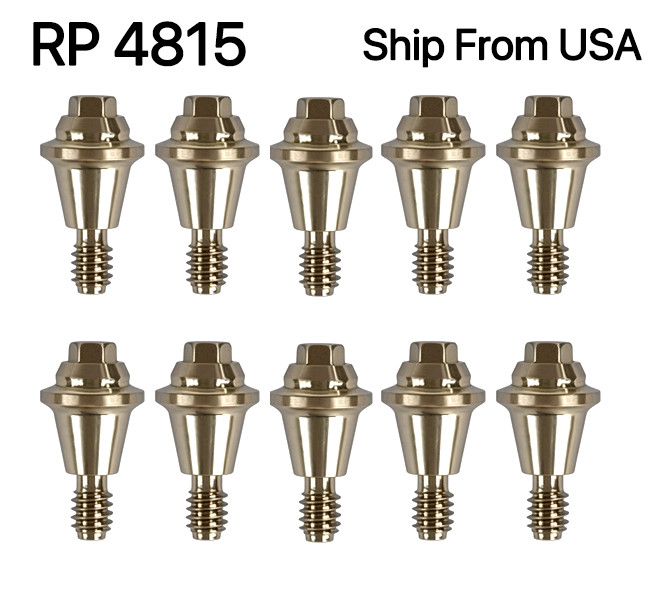 10pcs RP 4815 Dental Multi unit straight abutment Fits to Nobel Active RP