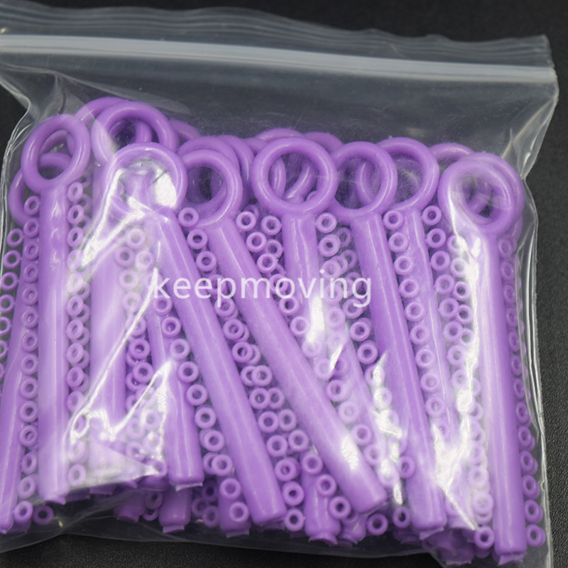 1 Pack 1040 Pcs Dental Orthodontic Elastic Braces Rubber Ligature Ties 37 Colors