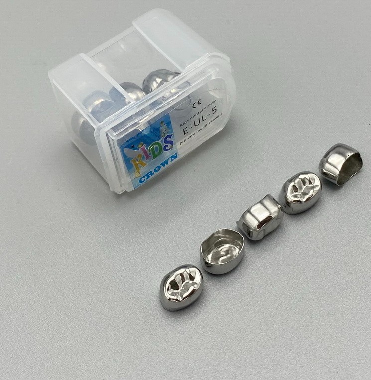 Dental Kids Crown stainless steel Primary Molar Pediatric Crowns Kit 48Sizes USA