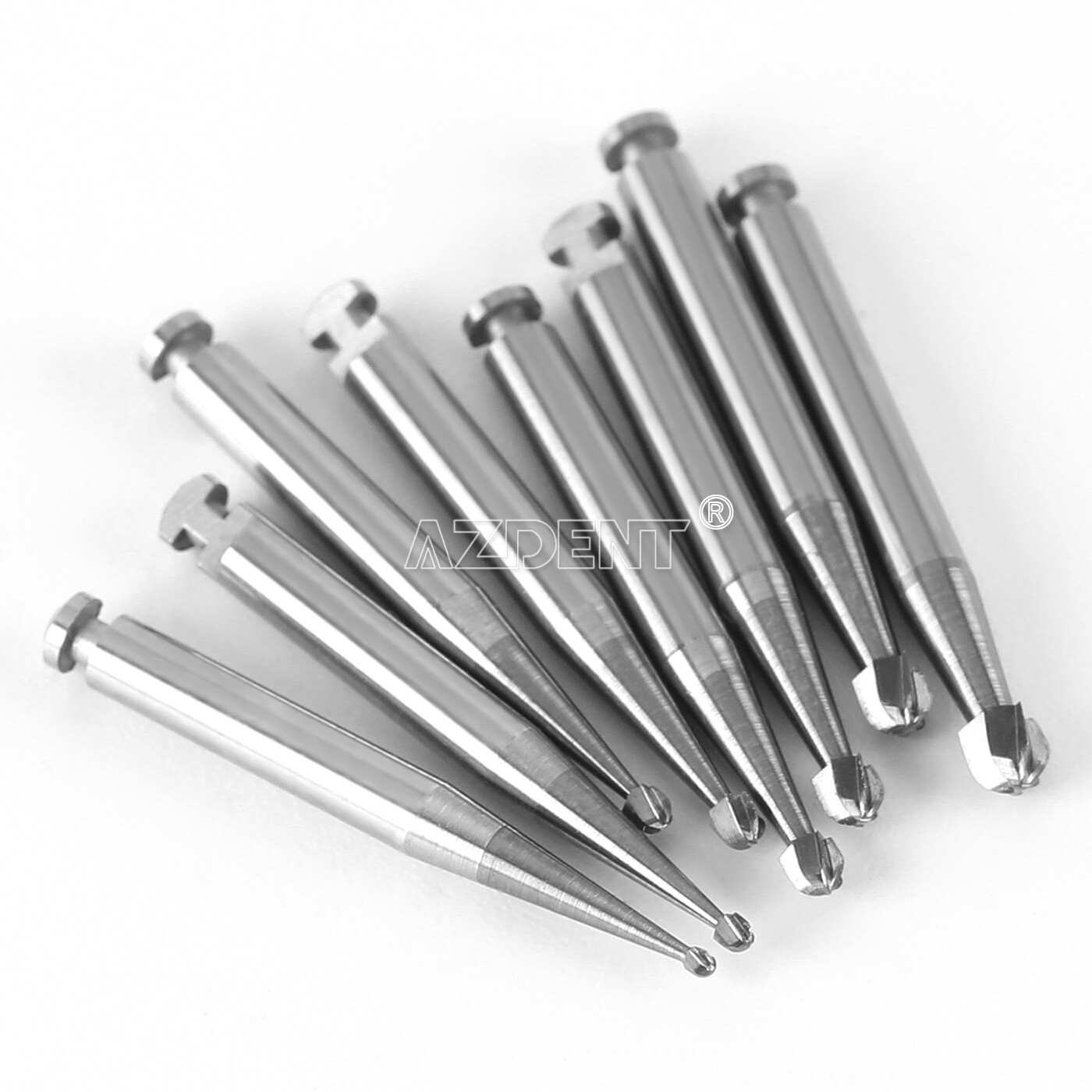 Dental Lab Clinic Low Speed Tungsten Steel Burs RA1-8 For Contra Angle Handpiece