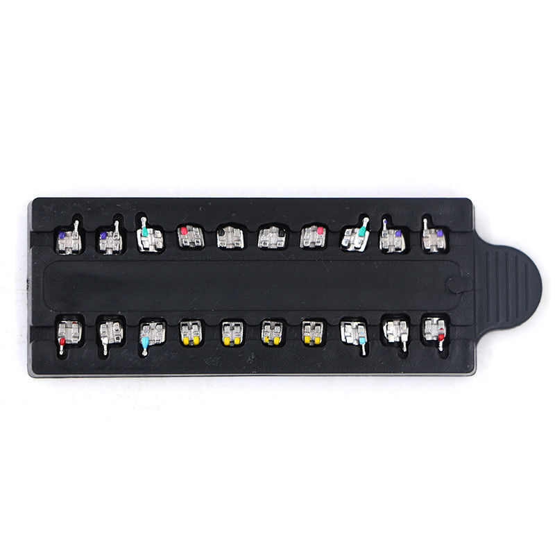 100 PACKS OC Dental Orthodontic Metal Bracket MIM Mini Roth MBT 018 022 345W/H