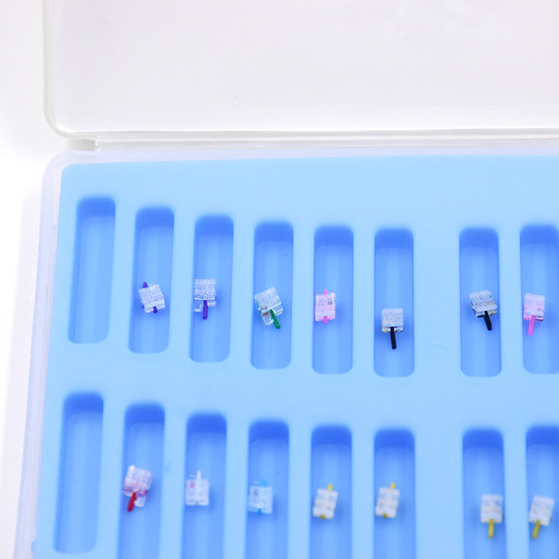 Dental Orthodontic Ceramic Monocrystalline Sapphire Bracket Roth MBT 022 Hook
