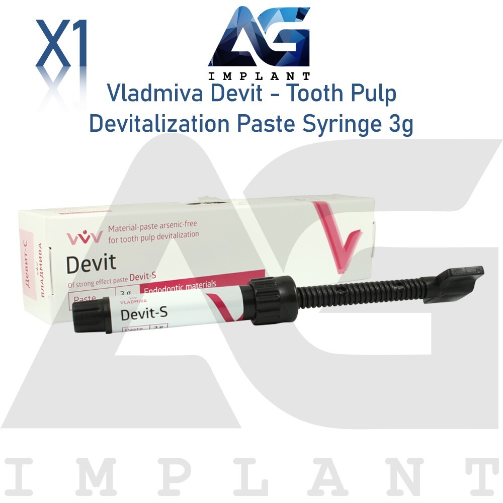 Devit-S Tooth Pulp Devitalization Paste 3g Ro0t Pulpitis Treatment Material