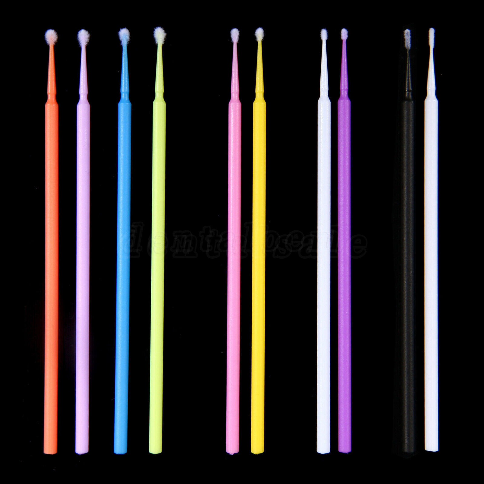 New Disposable Micro Brush Swab Applicators Eyelash Extension Mascara Wands