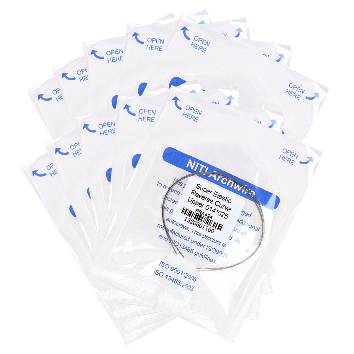 AZDENT Dental Ortho Super Elastic Niti/Stainless Steel Rectangular Arch Wire