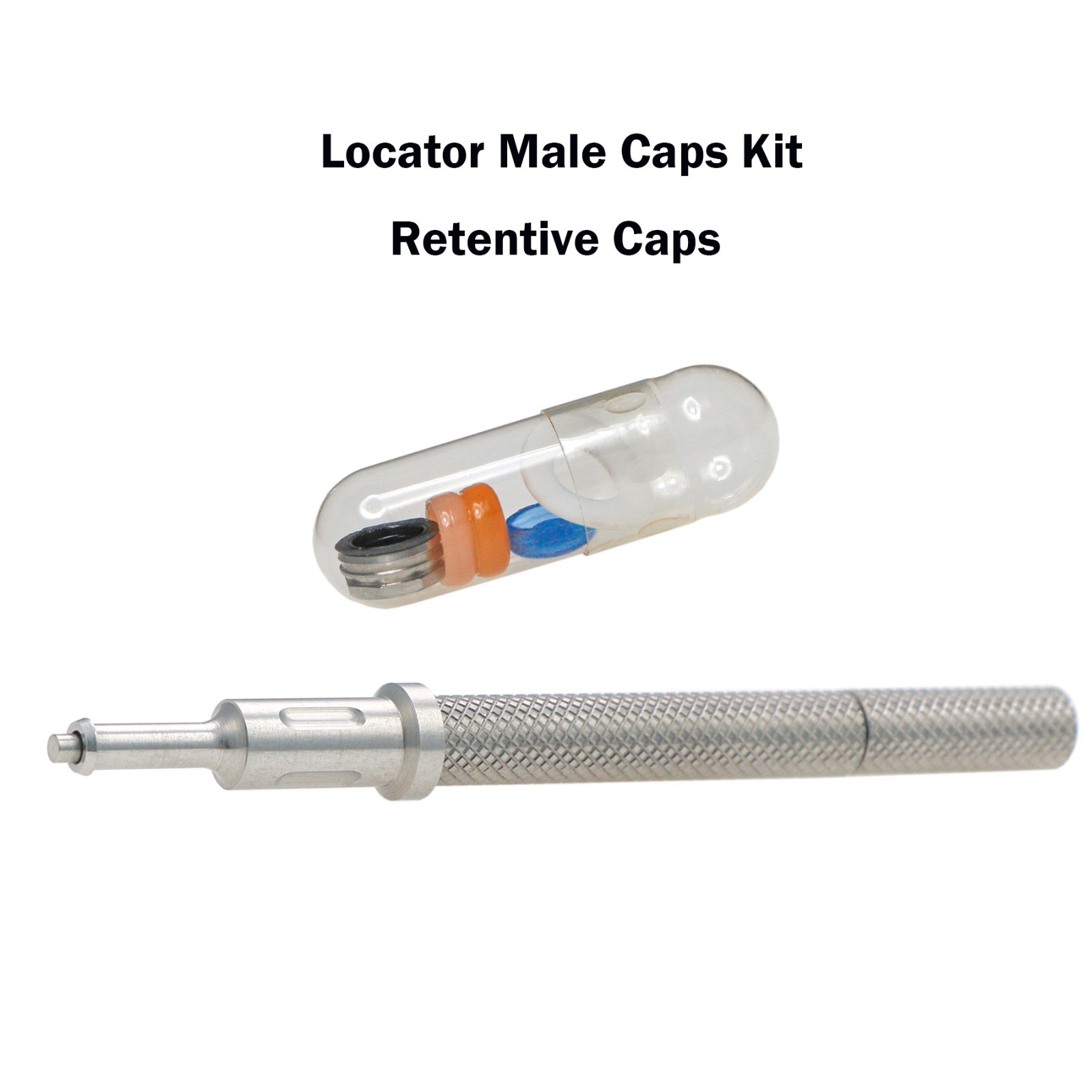 US Osstem HIOSSEN ET Mini Locator Overdenture Abutment Locator Male Caps Tool