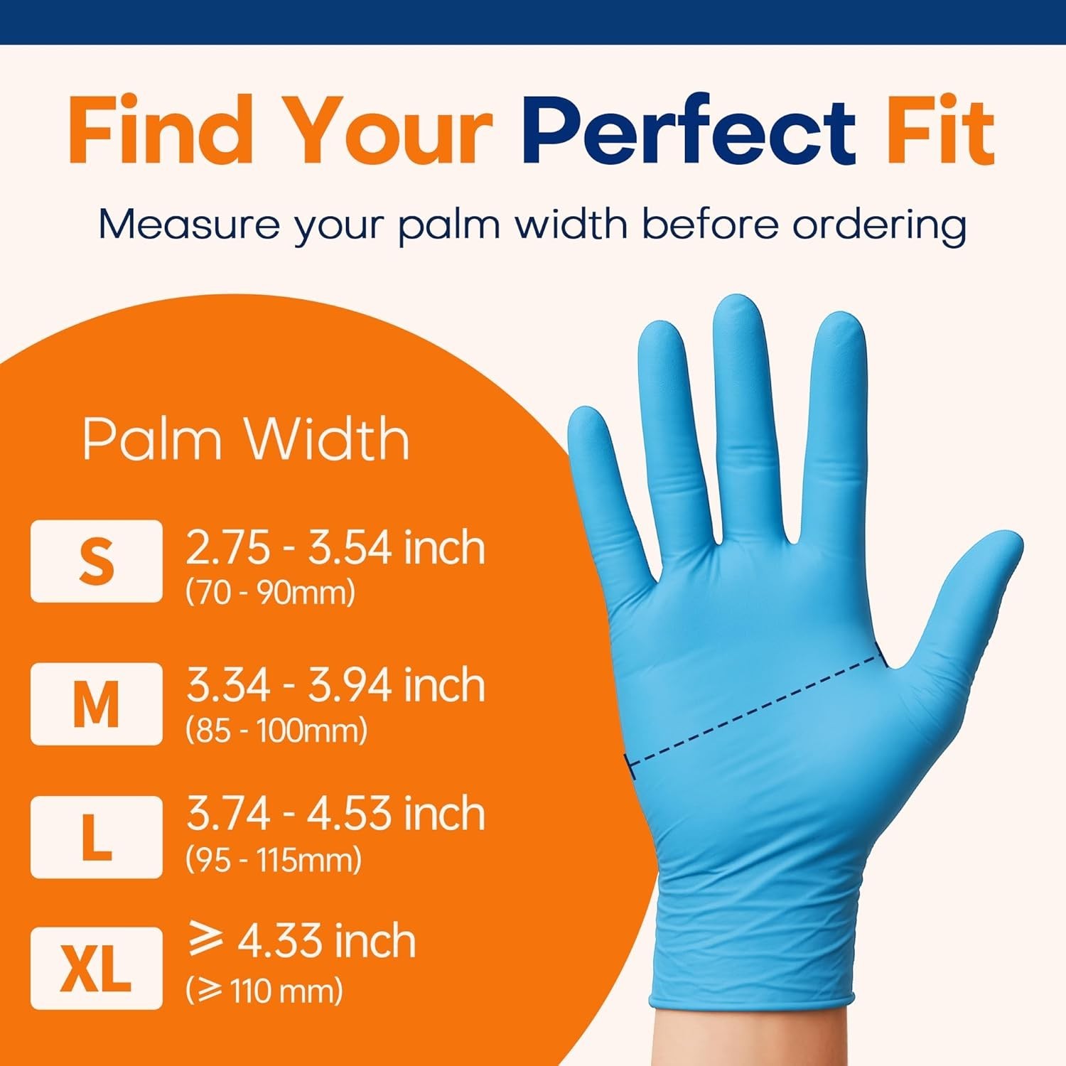 Medical Soft Max Nitrile Exam Gloves, 1000 Pcs Latex-Free Powder-Free Food Sa…