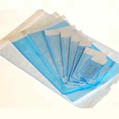 Duo-Check 7-1/2″ x 13″ Sterilization Pouch, Triple Seal Paper/Blue Film
