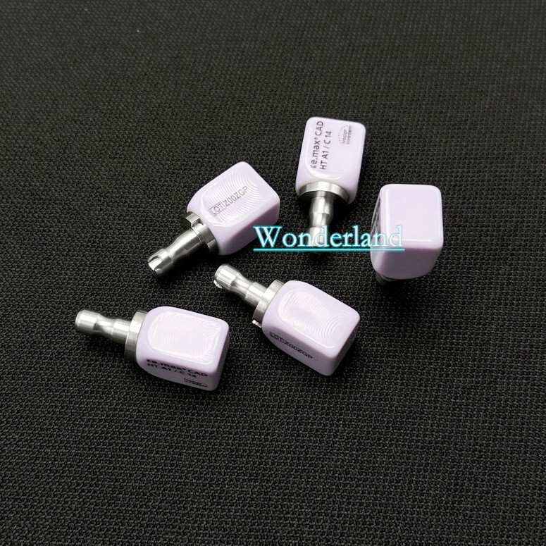 1/5Pcs IPS C14 Emax CAD CEREC Dental Lab Ceramic Blocks Cube Veneer LT HT A1/2/3