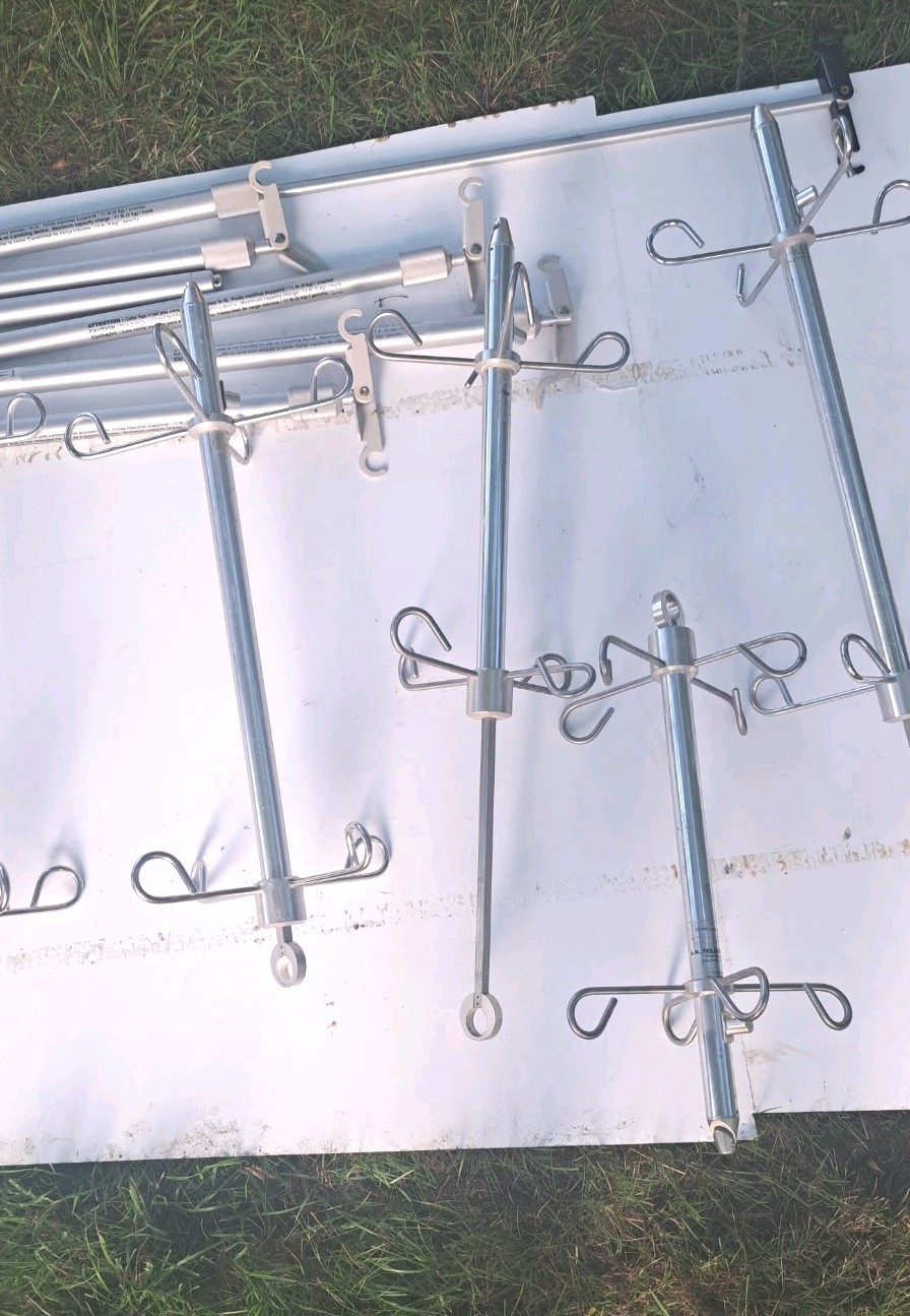 Telescoping Hanging Rods For IV -Welding Guns- Handles -Tools – Set of 16 Rods