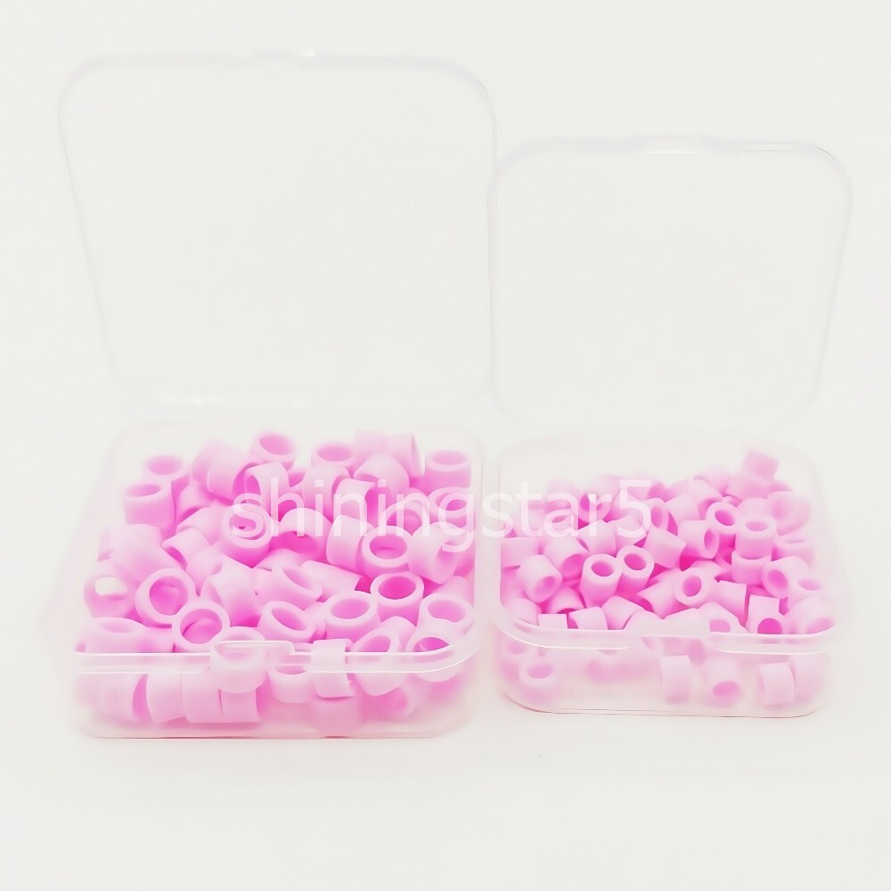 100 Pcs/Box Dental Instrument Hygienist Silicone Color Code Rings Bands Circle