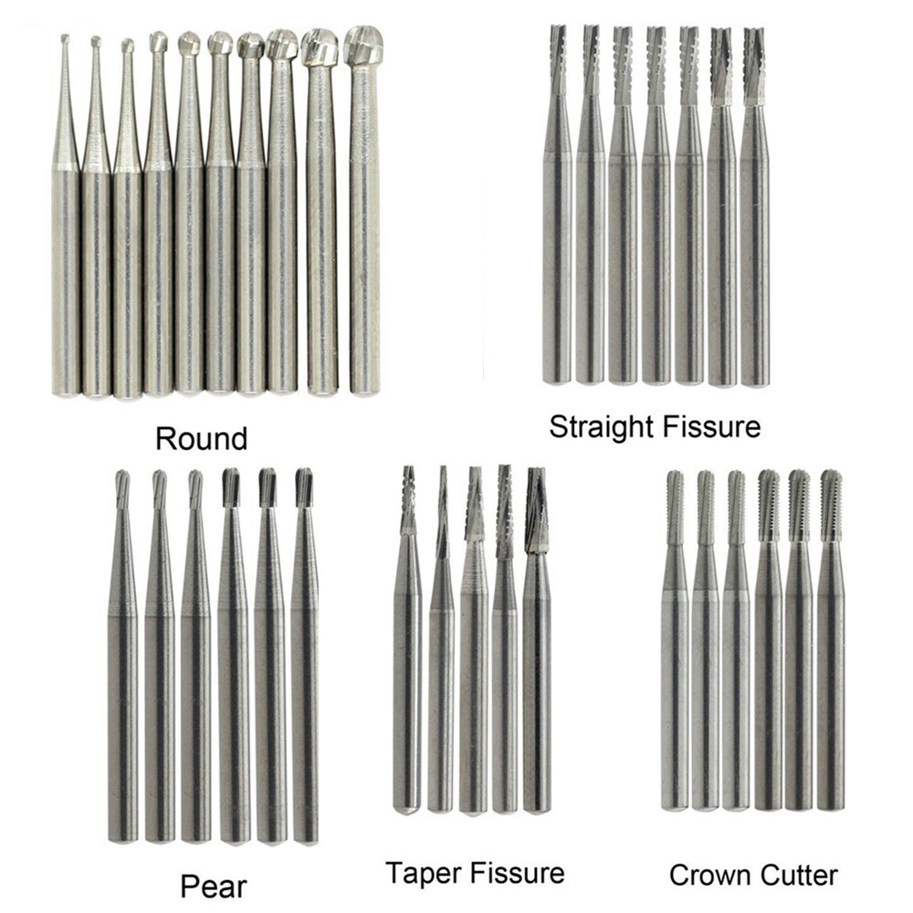 67 Types Dental Round Tungsten Carbide FG Bur For Surgical High Speed Handpiece