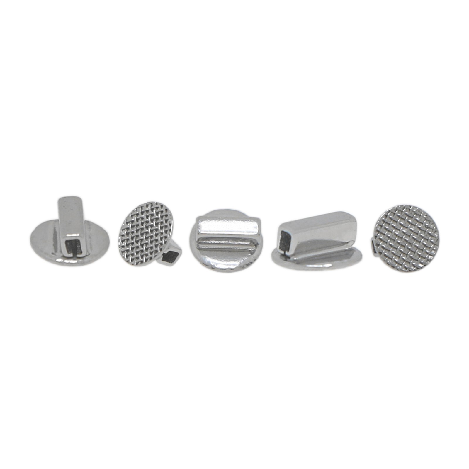 10Pcs/Pack Dental Orthodontic Metal Bondable Rotation Button Tubes