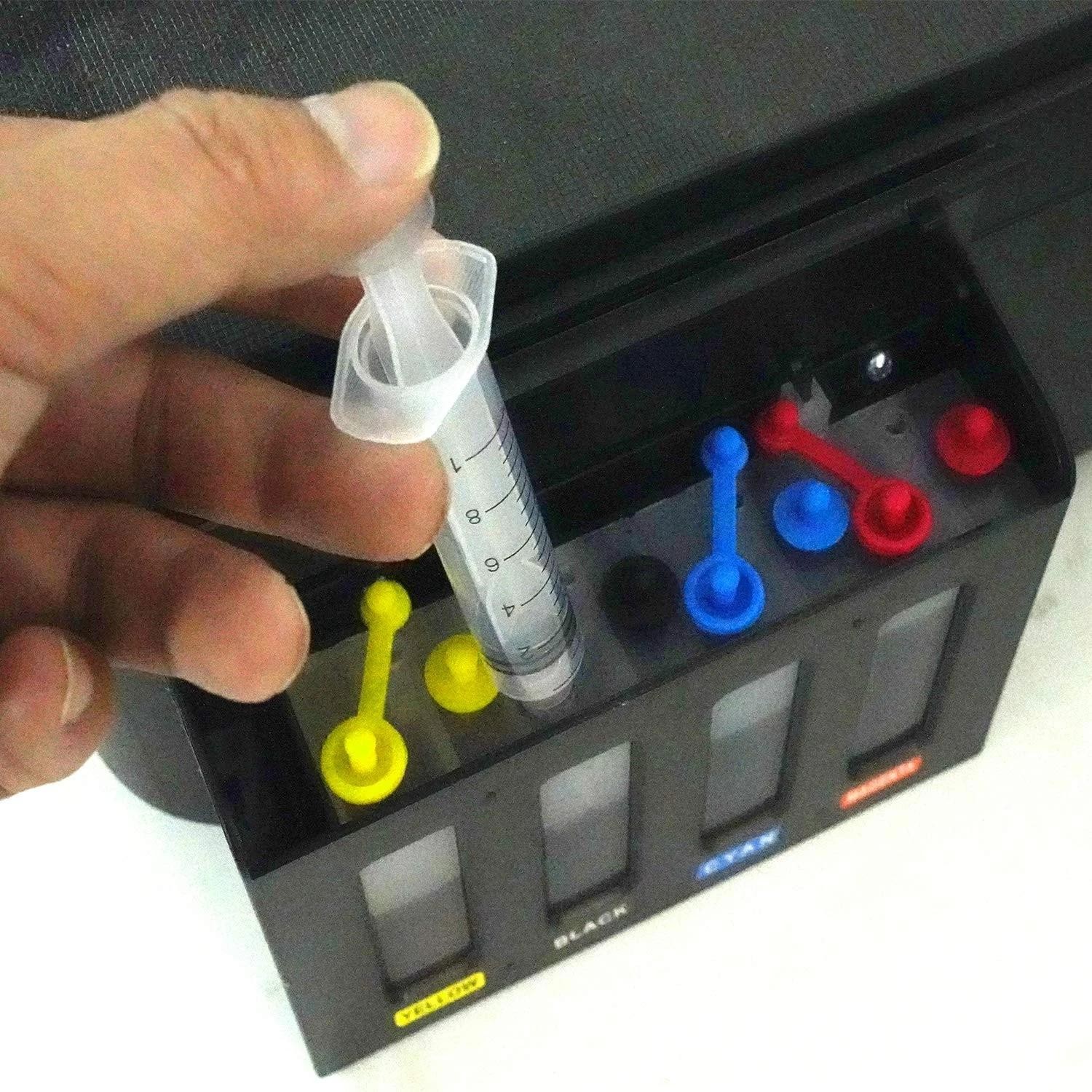 3 Pack 20ml Industrial Plastic Syringes with Blunt Luer Lock Needle 4 Inch for S
