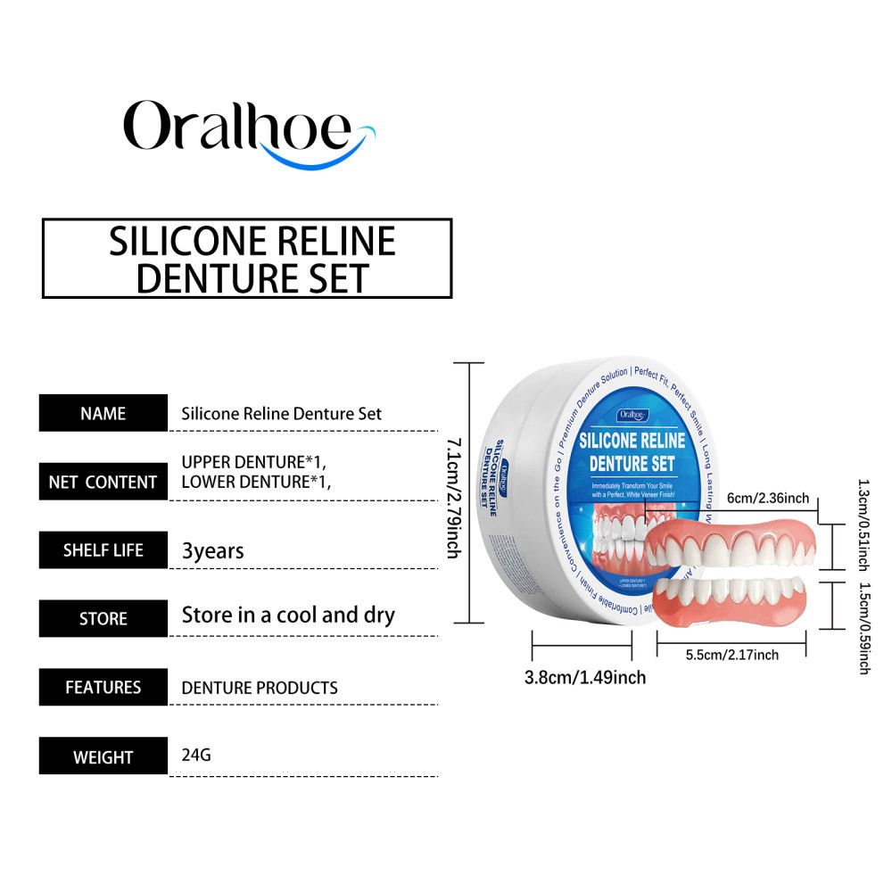 Denture Denture Set Teeth Beauty Set Enhance Smile Beauty