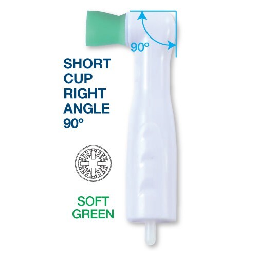 Dental Disposable Prophy Angles Soft Short Cups 90° – Latex Free 100’s