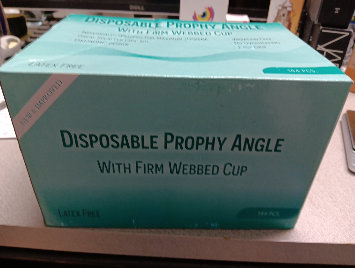 House Brand Dentistry 247101 Disposable Prophy Angles Firm Webbed Cup 144 Pcs