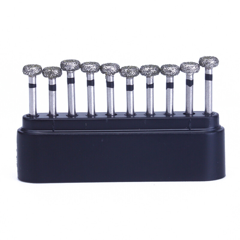 10pcs FG Dental Diamond Burs WR-13S High Speed For Lingual Fossa Polishing Molar