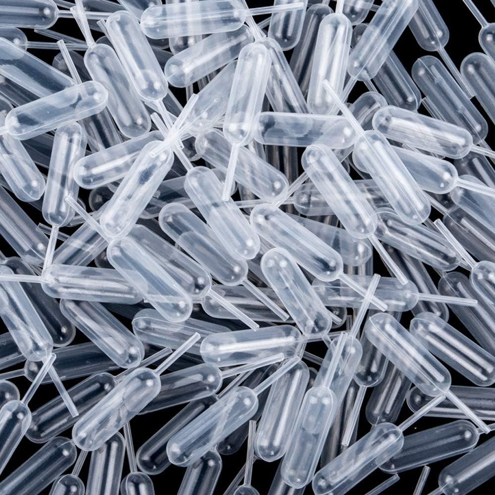 350pcs 4ml Plastic Pipettes Squeeze Transfer Pipettes Suitable for Chocolate,…