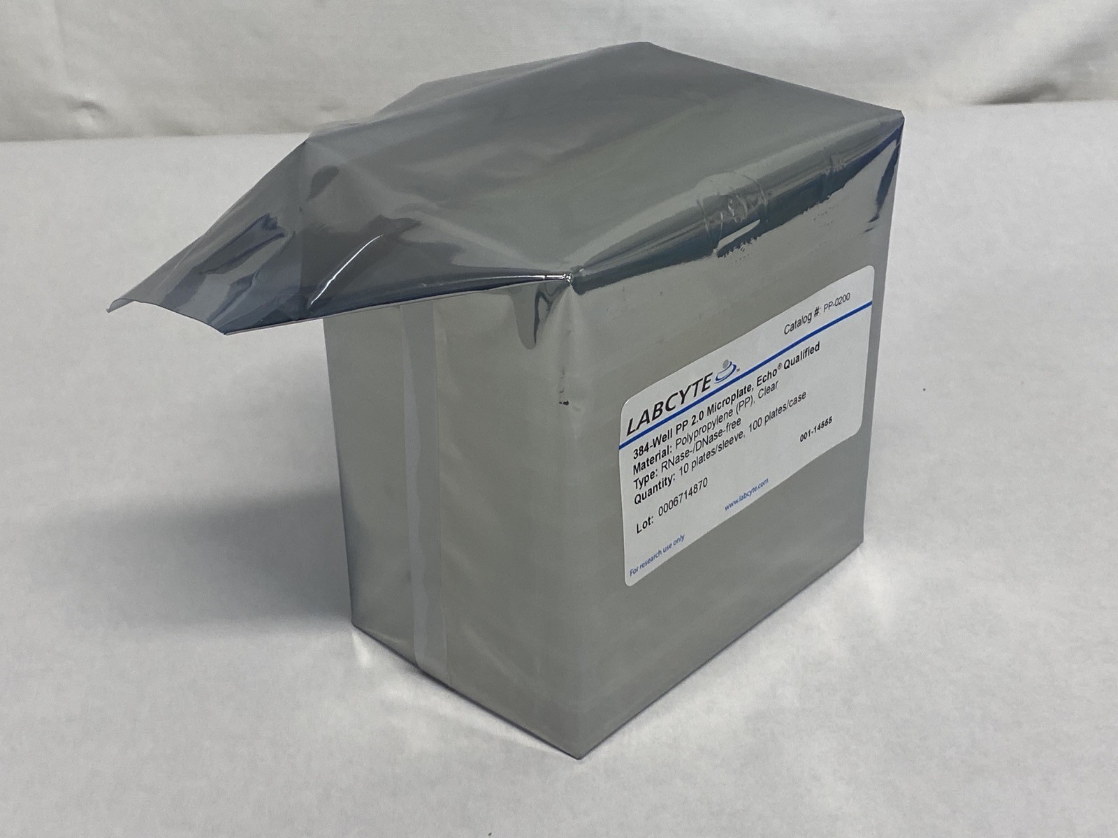 (80) LABCYTE 384-Well Clear PP 2 Microplates Echo Qualified Non-Sterile PP-0200