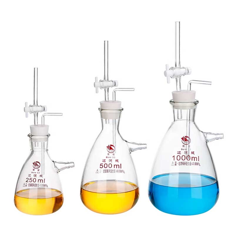 Lab Supply Glass Buffer Bottles 250ml-5000ml Anti-Backflow Decompression ca