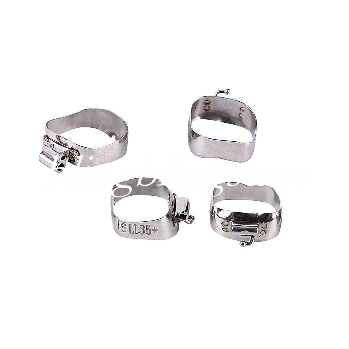 1 Pack 4 Pcs Dental Orthodontic Prewelded Band Roth 022 1st Molar #29-#43+ U2/L1