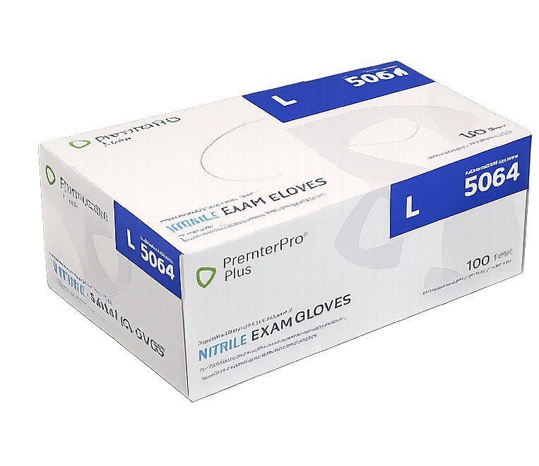 Powder-Free Nitrile Protective Gloves, Size S & M, 2000 Pcs per case
