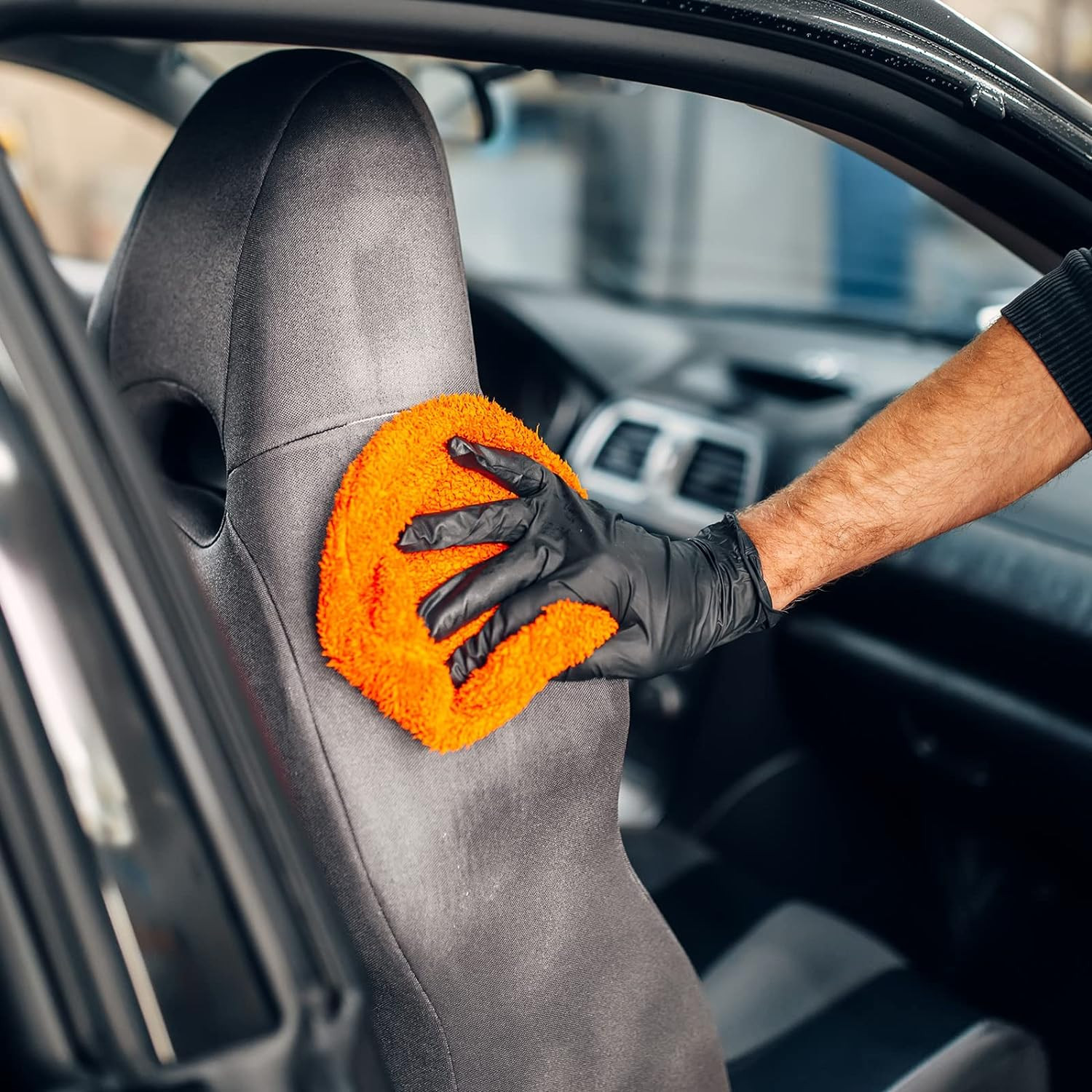 Nitrile Exam Gloves, Black, Medium, 100-Ct Box, 4-Mil, Latex-Free, Powder-Free,