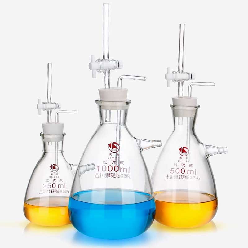 Lab Supply Glass Buffer Bottles 250ml-5000ml Anti-Backflow Decompression ca
