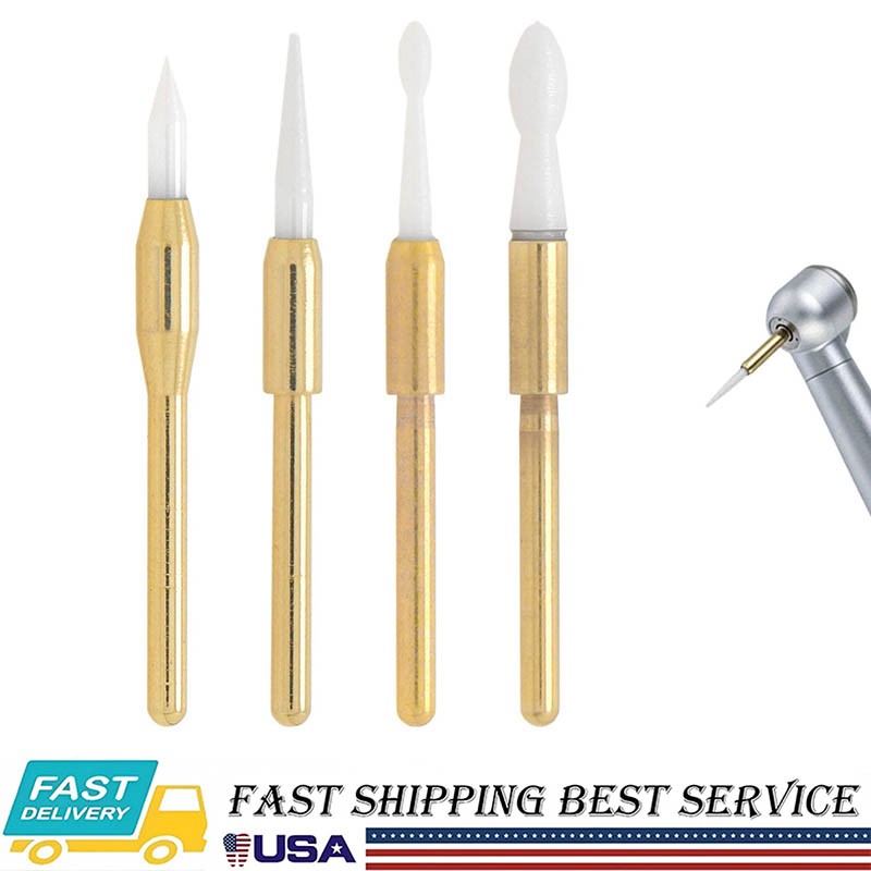 Dental Surgical Soft Tissue Trimmer Ceramic Burs Gingival Precise Cut Burs 4pcs
