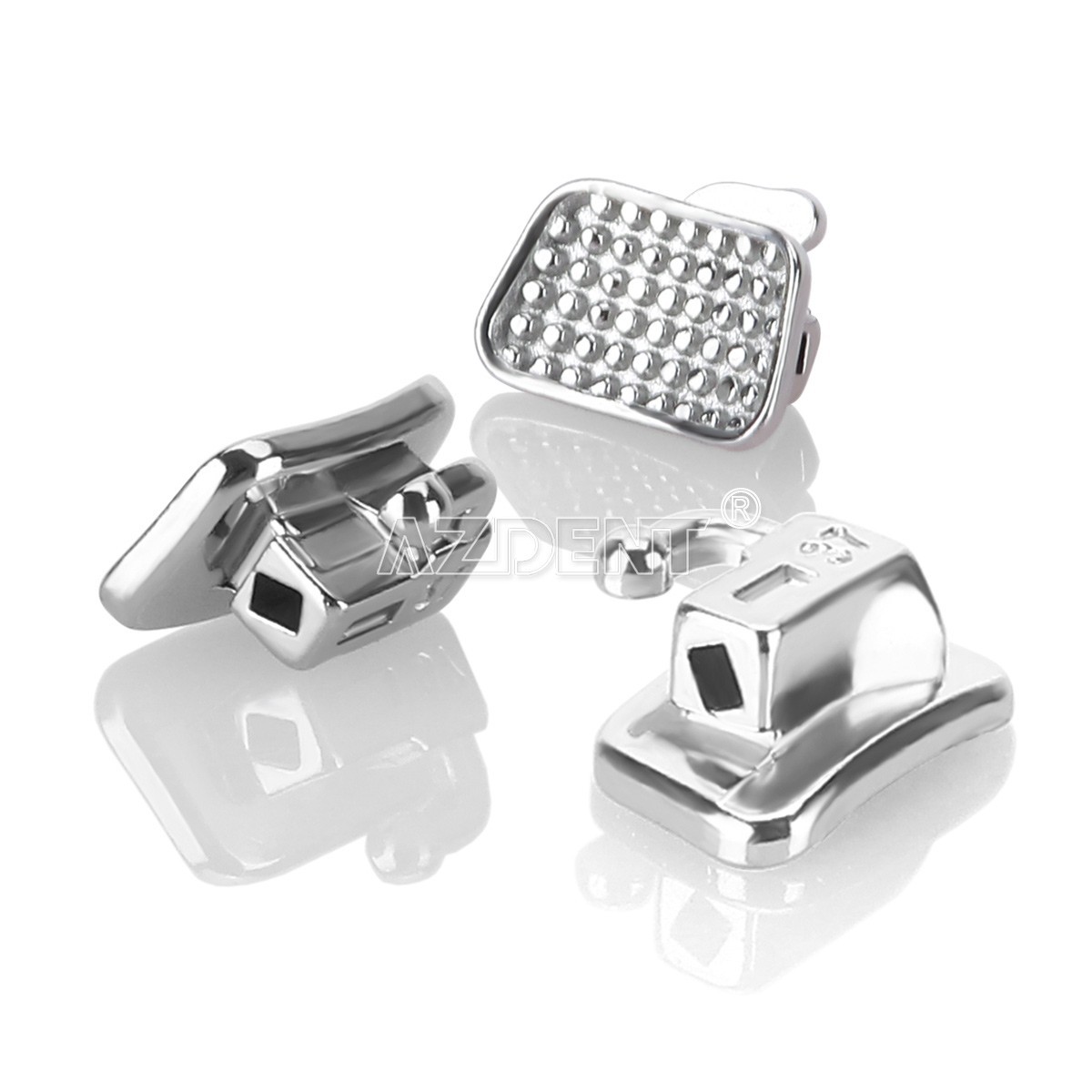 AZDENT 50set Dental Orthodontic 2nd Molar Buccal Tubes Roth/MBT 0.022 Bondable