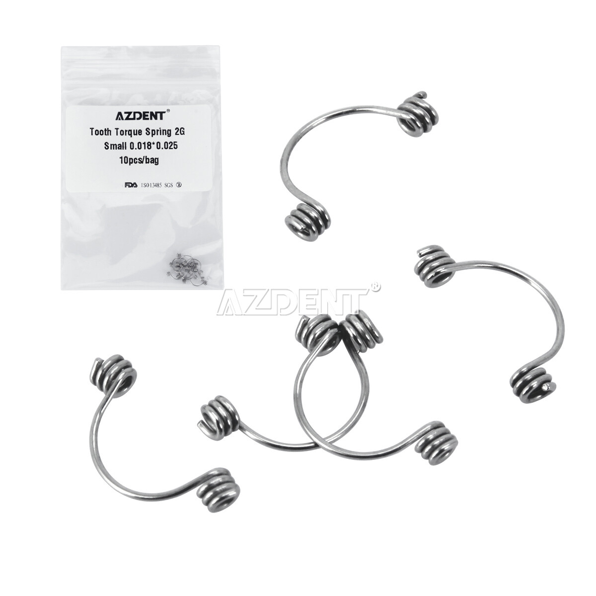 Dental Orthodontic Anterior Teeth Tooth Torque Rectangular Springs 10Pcs/Bag