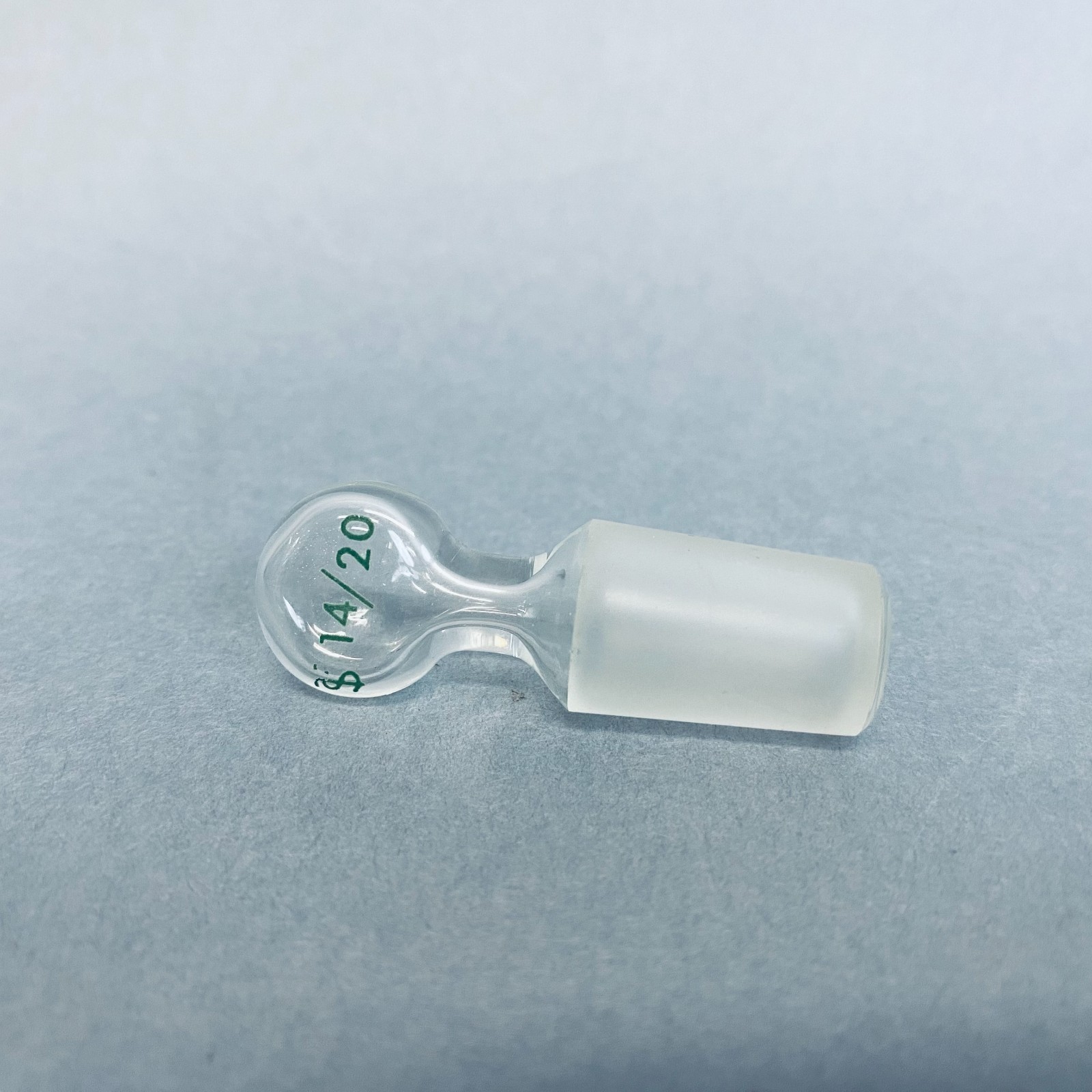 Chemglass Hollow Pennyhead Stopper 14/20 Inner Joint Lot of 5 Stoppers