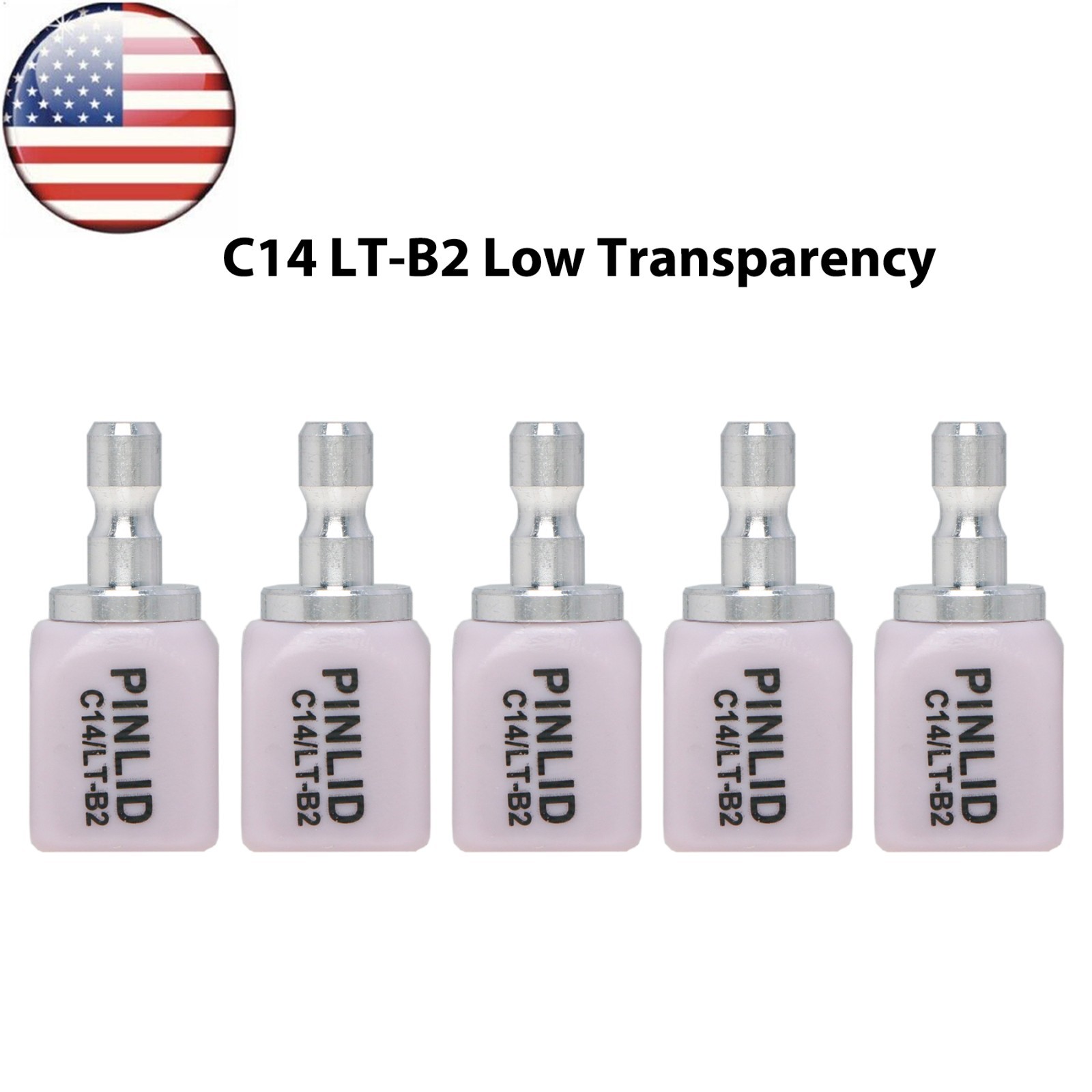 US C14 HT/LT Dental Emax Glass Ceramic Blocks Lithium Disilicate CAD/CAM CEREC